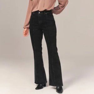 Abercrombie & Fitch High Rise Flare Jeans Curve Love